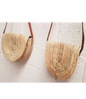 Bolso de Palmito y Cuero - 100% Natural - Modelo PALMITO