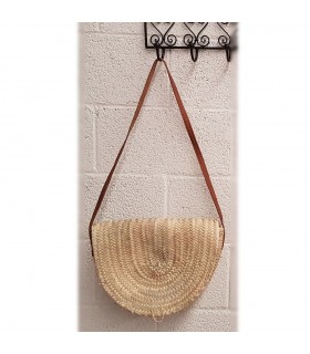 Bolso de Palmito y Cuero - 100% Natural - Modelo PALMITO