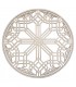 Lattice Decoração Árabe - Madeira Laminada Cortada a Laser - Modelo 15 - 25 cm