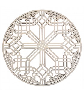 Celosia Decoracion Arabe - Madera Laminada Corte por Laser - Modelo 15 - 25 cm