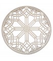 Celosia Decoracion Arabe - Madera Laminada Corte por Laser - Modelo 15 - 25 cm