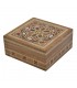 Caja Taracea Cuadrada Siria - Tapa Estrella Granadina - 8.5 cm