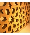 Arabic Lattice - Laminated Wood - Geometric Design - 240 x 120 x 3 cm