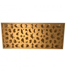 Celosia Árabe Pared o Falso Techo - Madera Laminada - Diseño Geometrico