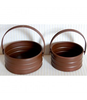 Set 2 Baskets Iron