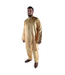 Moroccan Jabador 2 Pieces Embroidered - Man - Arab Suit celebrations