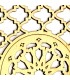 Grade de Decoração Árabe - Madeira Laminada Cortada a Laser - Modelo 16
