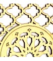 Celosía Decoración Árabe - Madera Laminada Corte por Laser - Modelo 16