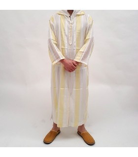 Djellaba - Marokkanische Djellaba Feiern - Deluxe Qualität - Frische Baumwolle
