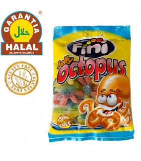 Pulpos - Golosia Sin Gluten y Halal - Bolsa Chucherias 100 gr