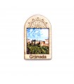 Arabischer Fenster-Kühlschrankmagnet - Alhambra Design - Andenken