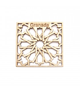 Pack 6 Souvenirs Granada Coasters - Alhambra Jalousie - Compre Online