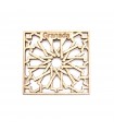 Pack 6 Souvenirs Granada Coasters - Alhambra Latticework