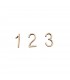 Wooden Numbers - Laser Cut - Crafts and Crafts