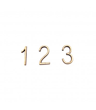 Wooden Numbers - Laser Cut - Crafts and Crafts