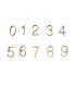 Wooden Numbers - Laser Cut - Crafts and Crafts
