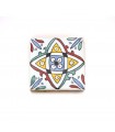Azulejo Andalusí - 10 cm - Fait à la main - Modèle 65