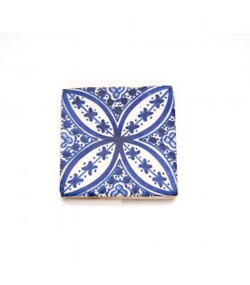 Azulejo Andalusí - 10 cm - Fabrication artisanale - Modèle 68 en ligne