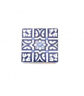 Azulejo Andalusí - 10 cm - Fabrication artisanale - Modèle 73 en ligne