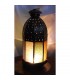 Farol Vela Octogonal - Cristal Colores