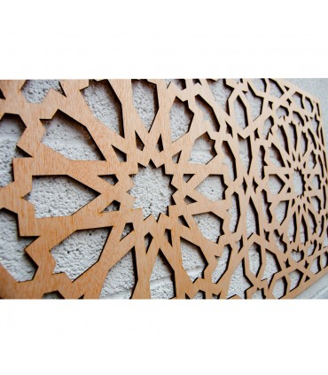 Holzgitter - Alhambra Design - 100 x 60 cm