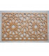 Celosía de Madera - Diseño Alhambra - 99 x 59 cm
