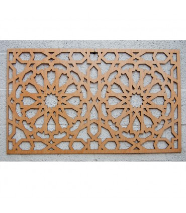 Holzgitter - Alhambra Design - 100 x 60 cm