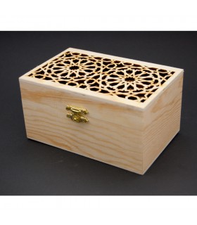 Wooden Box with Andalusian Latticework - Albaicín Model