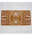 Wood Lattice - Floral Border - 60 x 30 cm