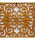 Celosía Madera - Cenefa Floral - 60 x 30 cm