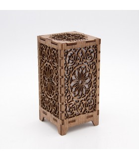 Mini Shams Lantern - Wood - Led