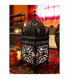 Lampada in ferro - Forgia traforata - Design arabo