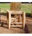Taburete Artesano Madera Esparto - 4 Tamaños - Recomendado