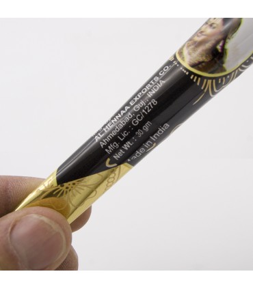 Cône de tatouage au henné noir - ARWA - Couleur foncée - Inde