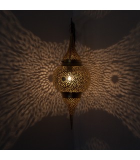 Lámpara Techo Latón Calado - Modelo Dubai - 80 cm