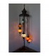 Turkish Lamp 7 Balls - Floor - Height 110 - Crystal - Mosaic Online