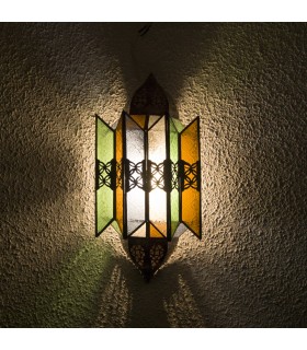 Wandleuchte Kasbah - Mehrfarbenkristalle