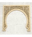 Porta de treliça de madeira Mekness modelo - 60 cm
