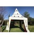 Jaima Arabe Carpa 3 x 3 m - PVC Estructura - Fiestas Decoraciones Arabes