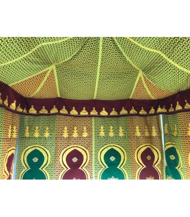 Carpa araba Jaima 3 x 3 m - Struttura in PVC - Decorazioni arabe festività