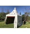 Jaima Arab Carp 3 x 3 m - PVC-Struktur - Feste Arabische Dekorationen