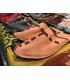 Moroccan Leather Slipper - Decorated Braided - Aladdin Model