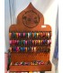 Expositor Multiple Llavero Collares - Madera - 90 cm