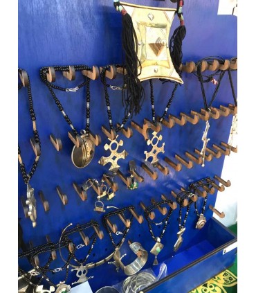 Expositor Multiple Llavero Collares - Madera - 90 cm - Estilo Arabe
