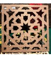 Salvamantel Madera Celosía Arabe - 20x20 cm - Modelo Murabba