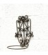 Hand of Fatima Planter - 100% Wrought Iron - Xaouen Model