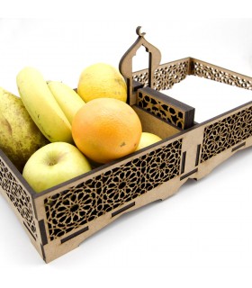 Servilletero - Posavasos - Frutero - Diseño Alhambra - 37 x 18 cm