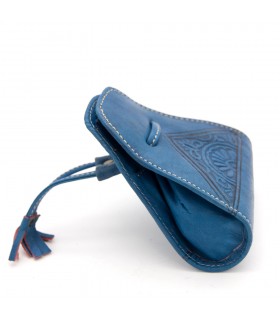 leather goods purse pouch embossed leather