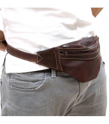 Leather Fanny Pack - Leather Goods - Shabab Model