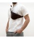 Leather handicraft leather belt bag